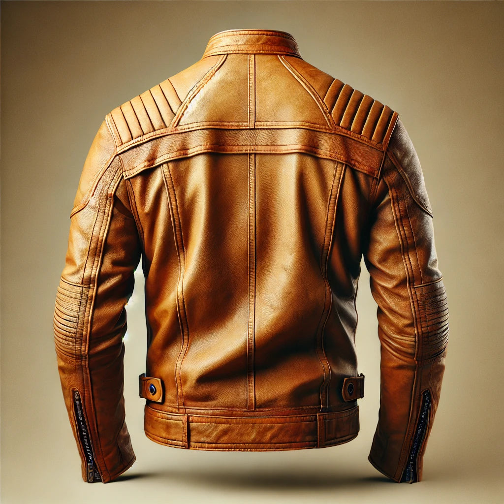 Trailblazer Tan Leather Jacket