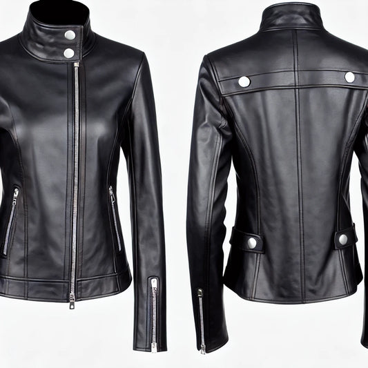 Striker Black Leather Jacket