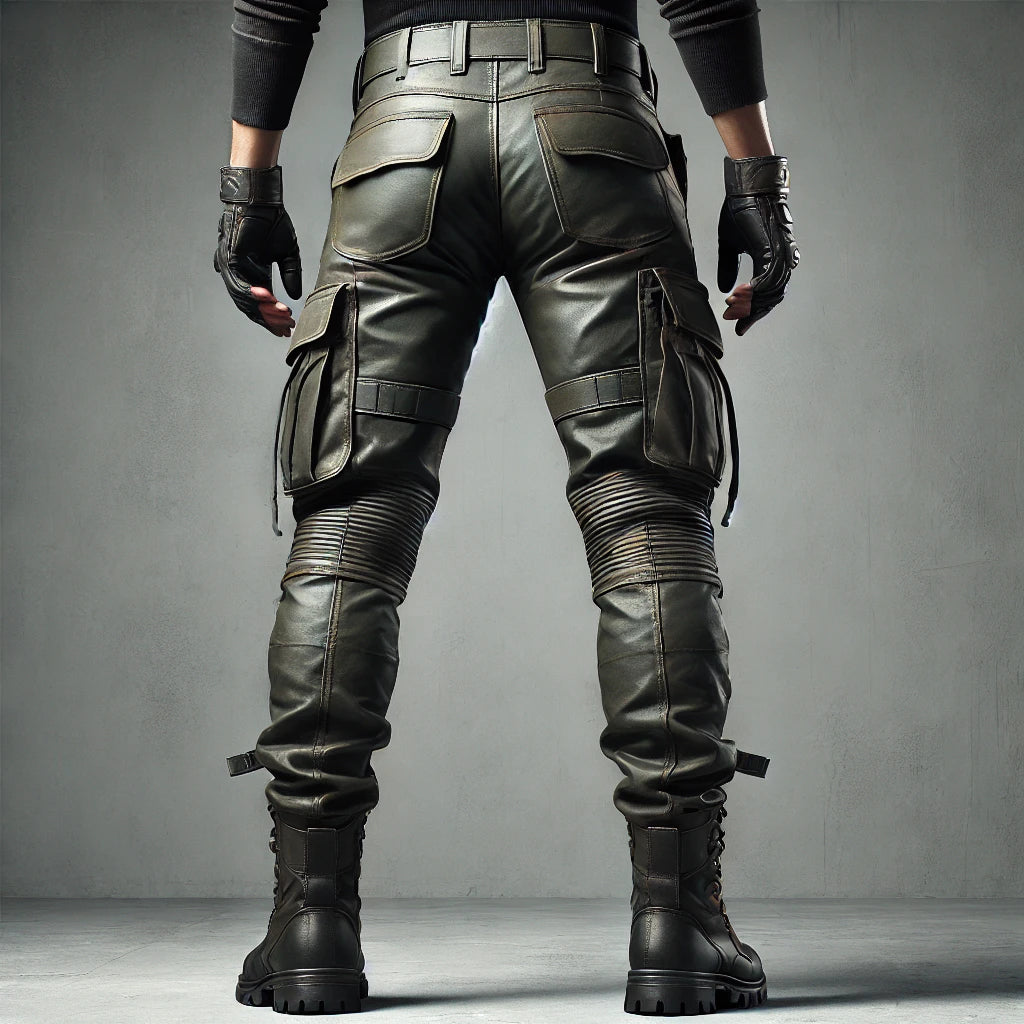 Tactical Leather Pants